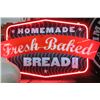 Image 1 : Homemade Fresh Baked Bread Sign w/Neon Accent