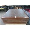 Image 1 : 9-Oak Trimmed Mica Inlay 4 Top Table Tops - 9 X $