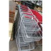 Image 1 : 6-Grey Shopping Carts - 6 X $