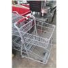 Image 2 : 6-Grey Shopping Carts - 6 X $