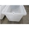 Image 2 : 2-Large Poly Bin Carts - 2 X $