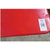 Image 2 : 3-Metal 2-Top Red Patio Tables - 3 X $