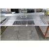 Image 1 : S/S 5' 3-Comp Sink w/Drain Boards