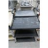 Image 1 : 2- Rubbermaid Black 3-Shelf Carts - 2 X $