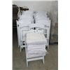 Image 1 : 40-White Folding Chairs - 40 X $