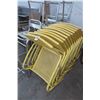 Image 1 : 12-Yellow Metal Patio - 12 X $