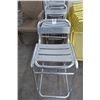 Image 1 : 6-Aluminum Bar Stools - 6 X $