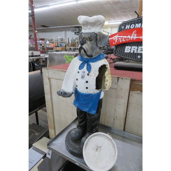 Baker Dog Figurine (Needs Repair), Booster Seat