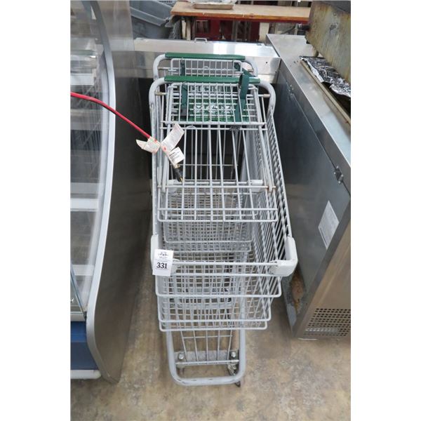 2-Grey Shopping Carts - 2 X $