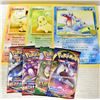 Image 1 : x4 POKEMON SEALED BOOSTER PACKS & x3 JUMBO CARDS