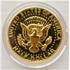 Image 1 : 24KT GOLD PLATED US HALF DOLLAR 1980