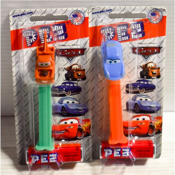 SEALED PEZ COLLECTORS DISPENSERS - DISNEY CARS