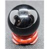 Image 1 : #2-NATURAL BLACK OBSIDIAN SPHERE BALL, STAND 29.5M