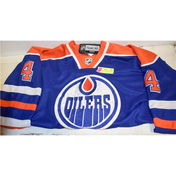 OILERS HALL GAME STRAP JERSEY