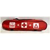 Image 1 : 34 PIECE AUTO SAFETY FIRST AID KIT