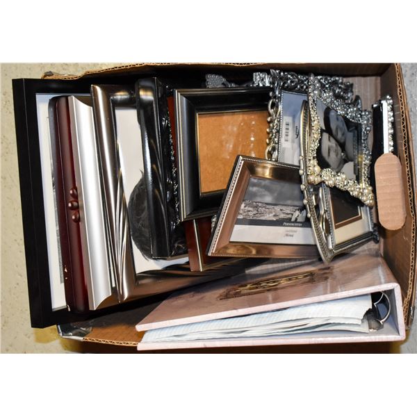 BOX OF QUALITY DECORATIVE PICTURE FRAMES -