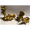 Image 1 : BRASS ELEPHANTS, CHAIR & BIRD CANDLE HOLDER