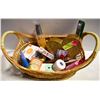 Image 1 : BASKET FULL OF SOAPS & ASSORTED TOILETRIES TOGETHE