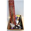 Image 1 : WOOD BOX WITH HAIR PRODUCTS AND MORE ALL TOGETHER