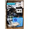 Image 1 : BOX OF TECH, INCLUDING CHARGERS, ADAPTERS