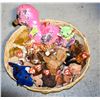 Image 1 : BASKET FULL OF TY BEANIE BABIES WITH TAGS STILL ON