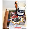Image 1 : 2 ASSORTED HOCKEY BOOKS WITH LARGE NHL MUG