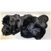 Image 1 : NEW LADIES FURRY BLACK SLIPPERS SIZE L