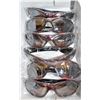 Image 1 : RED WIDE FRAMED SUNGLASSES 6 PAIRS PER CASE