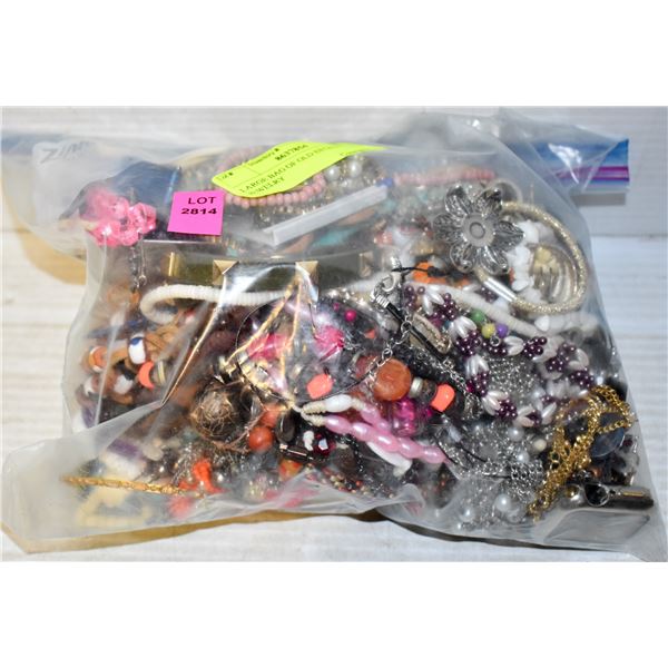 LARGE BAG OF OLD ESTATE JEWELRY