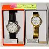 Image 1 : 2 QUARTZ WATCHES NEW IN BOXES TOGETHER