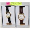 Image 1 : 2 QUARTZ WATCHES NEW IN BOXES TOGETHER