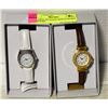 Image 1 : 2 QUARTZ WATCHES NEW IN BOXES TOGETHER