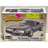 Image 1 : 28)  REVELL 1978 PONTIAC FIREBIRD MODEL KIT,  ALL