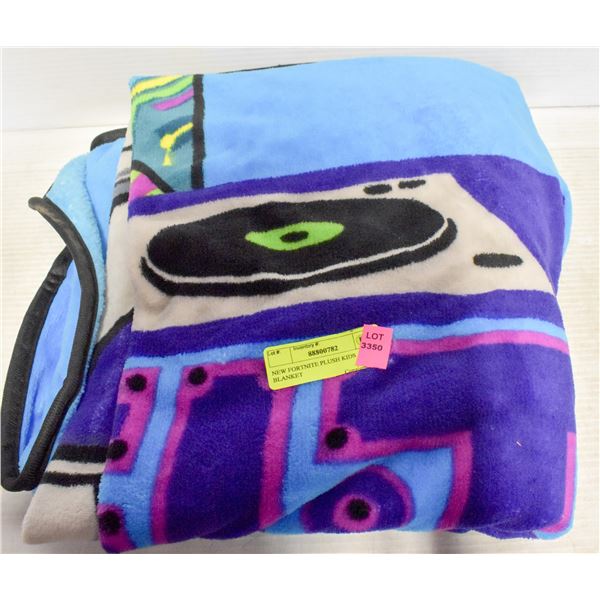NEW FORTNITE PLUSH KIDS BLANKET