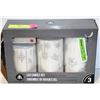 Image 1 : REPACKAGED SET OF 3 HOME TRENDS LED LIGHT UP