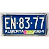 Image 1 : 1964 VINTAGE ALBERTA LICENSE PLATE