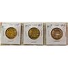 Image 1 : 1953 & 1958 CANADIAN SILVER 50 CENT COINS- SET OF