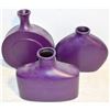 Image 1 : VASES- PURPLE GLASS DECORATIVE LOT