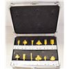 Image 1 : NEW 12PC CARBIDE ROUTER SET, 1/4 IN SHANK, METAL