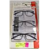 Image 1 : FOSTER GRANT READING GLASSES 3 PACK +2.00