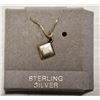 Image 1 : STERLING SILVER 16" NECKLACE WITH PENDANT