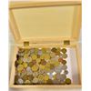 Image 1 : LARGE WORLD COIN COLLECTION IN DECORATIVE BOX