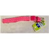 Image 1 : NEW PINK TOP PAW BRAIDED PINK BUCKLE COLLAR SIZE S