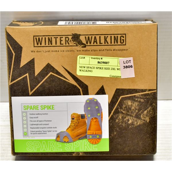 NEW SPACE SPIKE SIZE 2XL WINTER WALKING