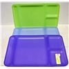 Image 1 : 3X TUPPERWARE TV DINNER TRAYS MULTI COLOR