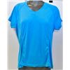 Image 1 : BLUE ATHLETIC SHIRT 100% POLYESTER SIZE W-LARGE