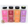 Image 1 : LOT OF 4 NEW ASSORTED SCENT BATH SALTS 500G EACH