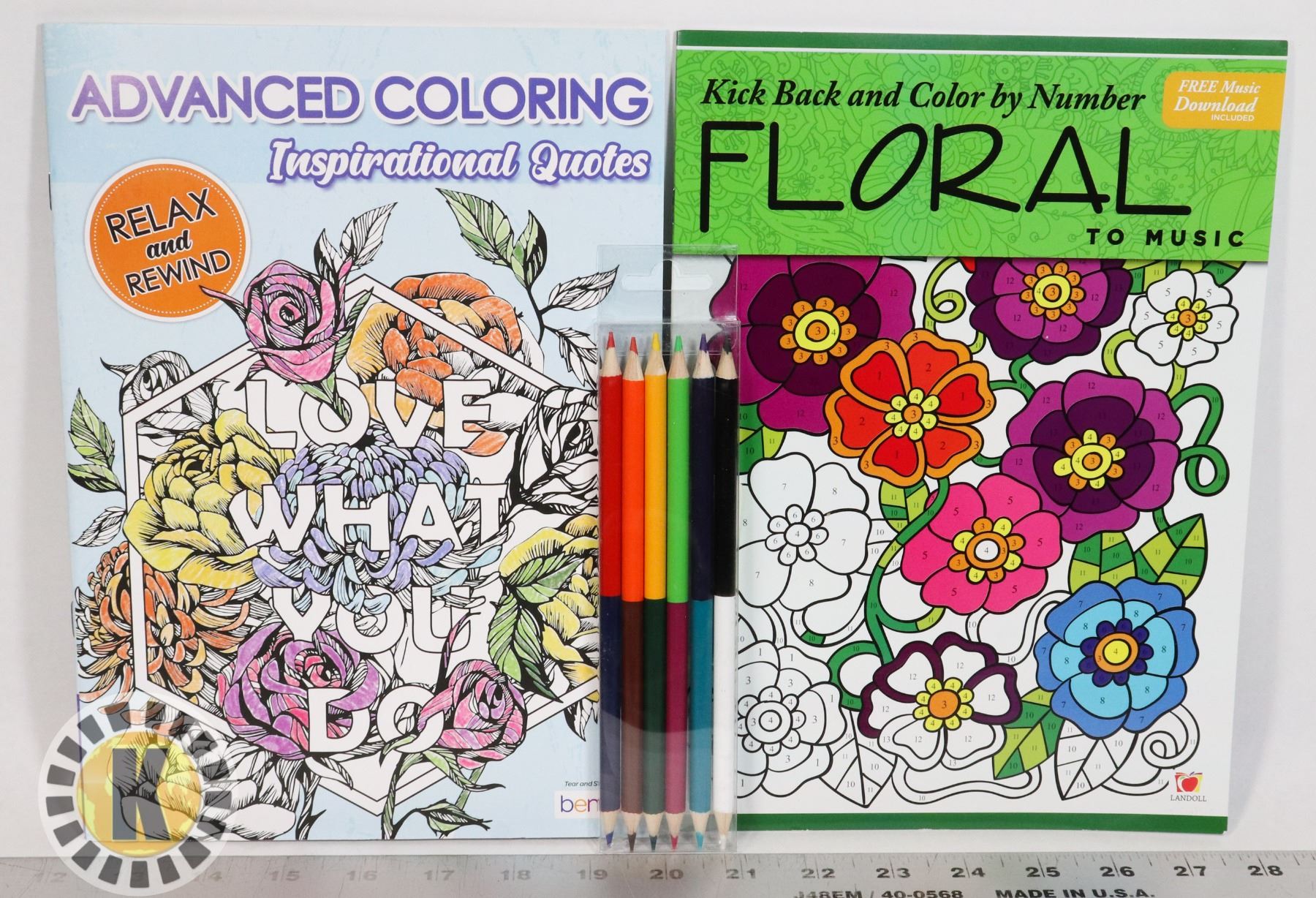NEW ADVANCED COLORING BOOK, FLORAL COLOR BY