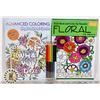 Image 1 : NEW ADVANCED COLORING BOOK, FLORAL COLOR BY