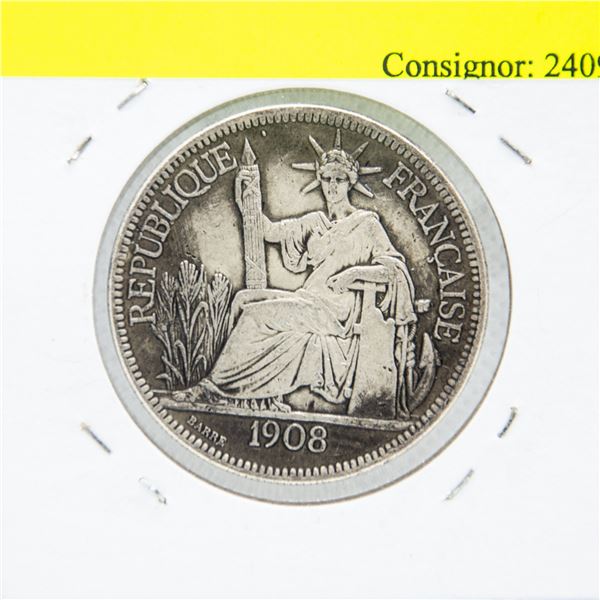 1908 27 GRAM SILVER PIECE